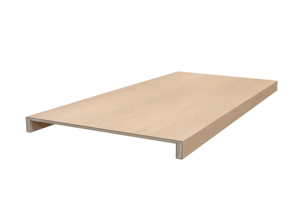 Premium Floer Trap Overzettreden Zand Eiken Dubbeltrede 138 cm