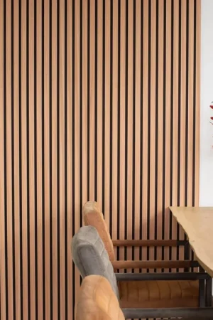 Snelle Levering Floer Akupanel XL wandpanelen Mahonie Naturel