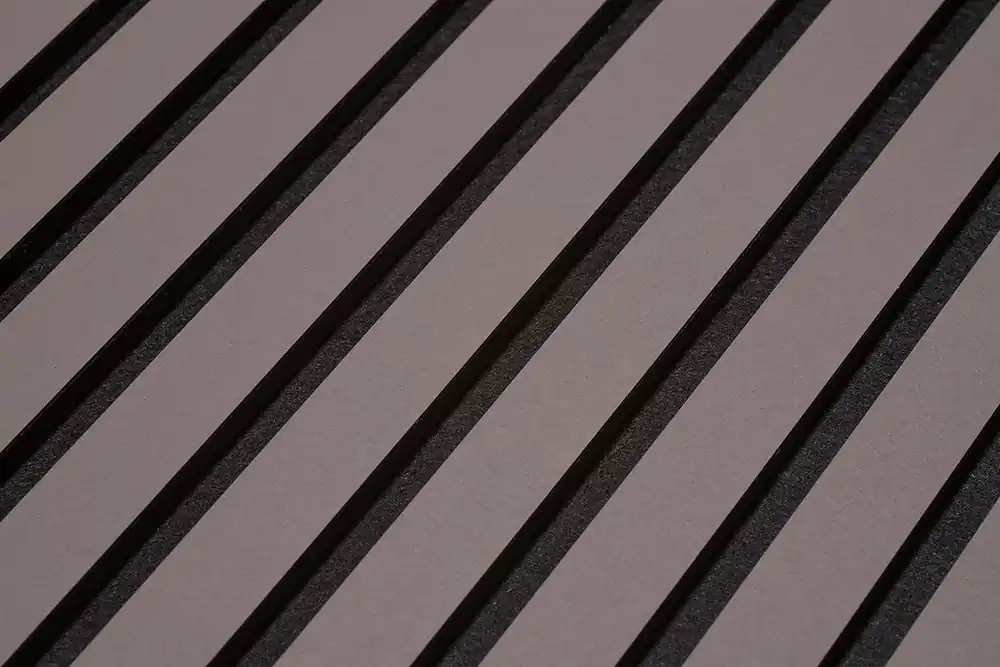 Koop Vandaag Floer Akupanel Wandpanelen Lino Grijsbruin 240cm