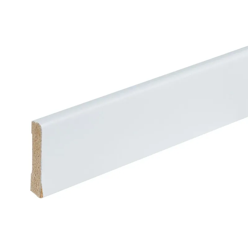 Lage Prijs Co-pro gelakte plint berlijn wit 70×12