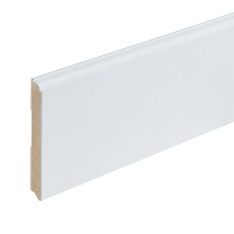 Koop Online Co-pro gelakte plint praag wit 120×15