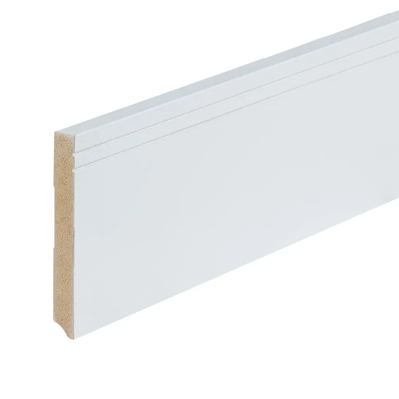 Co-pro gelakte plint milaan wit 120×15 Fabrieksprijs
