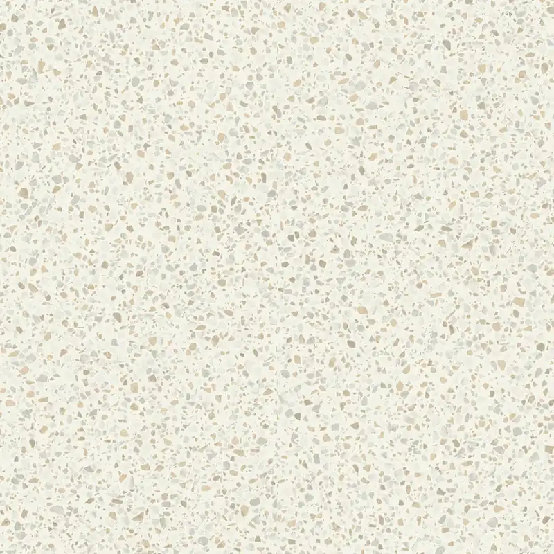 Op = Op Tarkett Comfort Acoustic Terrazzo Grande Ochre Tegel Loose Lay