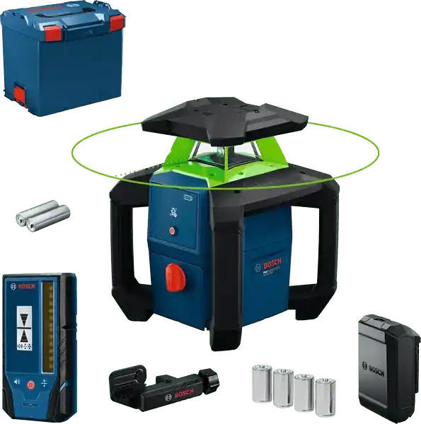 Bosch GRL18V-3-31G Rotatielaser 2xAA en Houder in L-Boxx 374 - 0601061G01 Lage Kosten