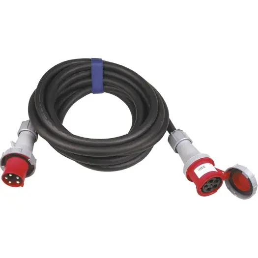 SIROX H07RN-F 5G10 Verlengkabel 400V-51A Zwart 25m Meest Verkocht