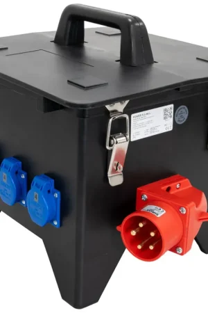 Superprijs SiRoX 32A VOLRUBBER VERDEELKAST POWER X-LINE L2X 32A/5P 6X SCHUKO 32A/5P VOEDING