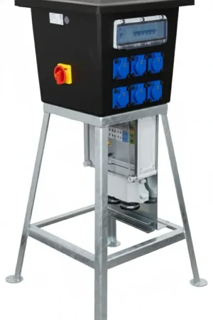 SiRoX 63A KUNSTSTOF VERDEELKAST QUATRO FRAME 3X 32A/5P 6X SCHUKO 63A/5P VOEDING Speciale Aanbieding