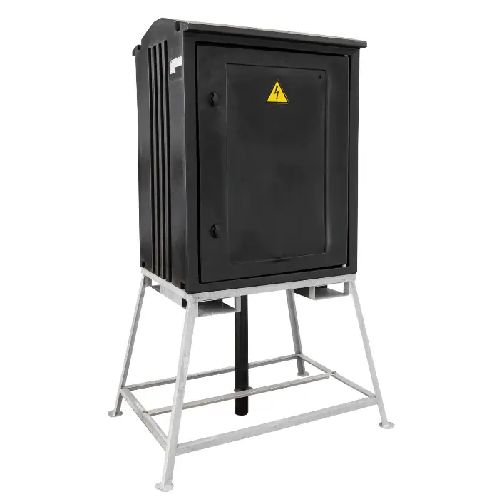 SiRoX 125A KUNSTSTOF BOUWMETERKAST KANTO FRAMEKANTO 125A 2X 63A/5P 3X 32A/5P 6X SC Op = Op