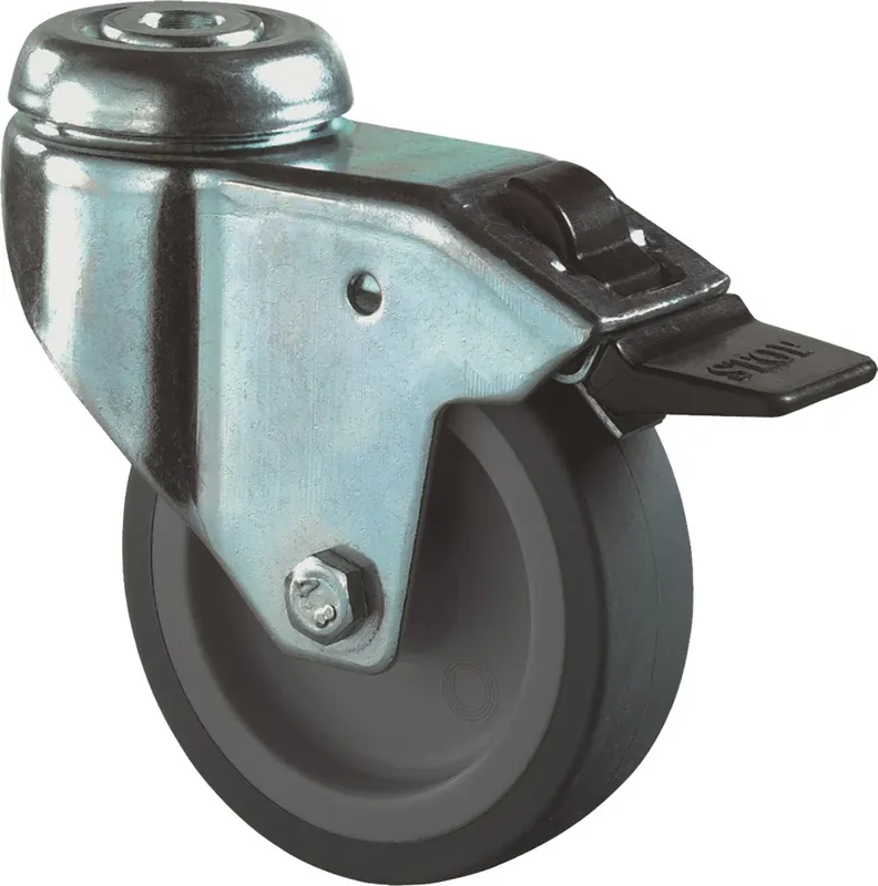 Gratis Retour Kelfort Zwenkwiel Blauw/Grijs Rubber Gegalvaniseerd 50mm - 1520734