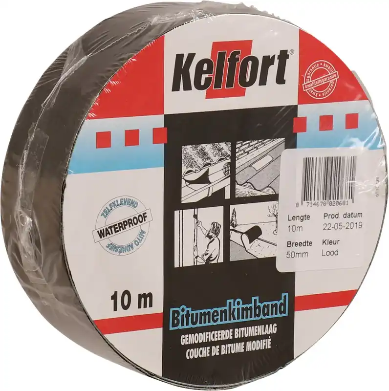 Kelfort BITUMBAND LOODKLEUR 50MM (10M) Betaalbaar