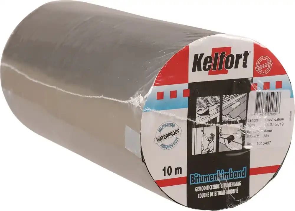 Kelfort BITUMBAND ALU KLEUR 300MM(10M) Exclusieve Aanbieding