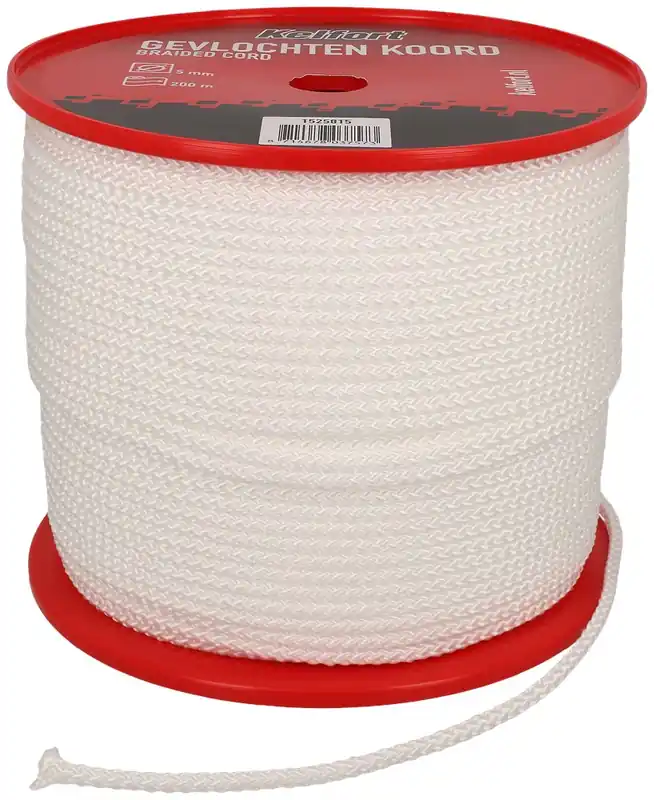 Superprijs Kelfort NYLONKOORD ROL A 100MTR 6MM WIT