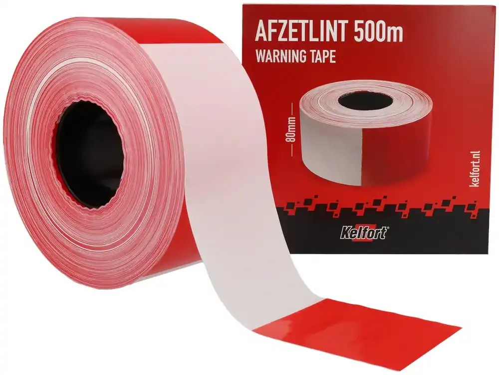 Kelfort AFZETBAND ROOD/WIT 80MM Beste Prijs