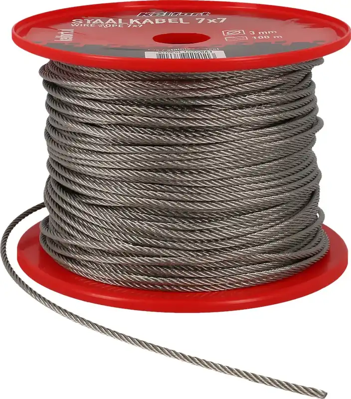 Laatste Kans Kelfort RVS Staaldraadkabel 4,0mm 7x19 100m - 1525864