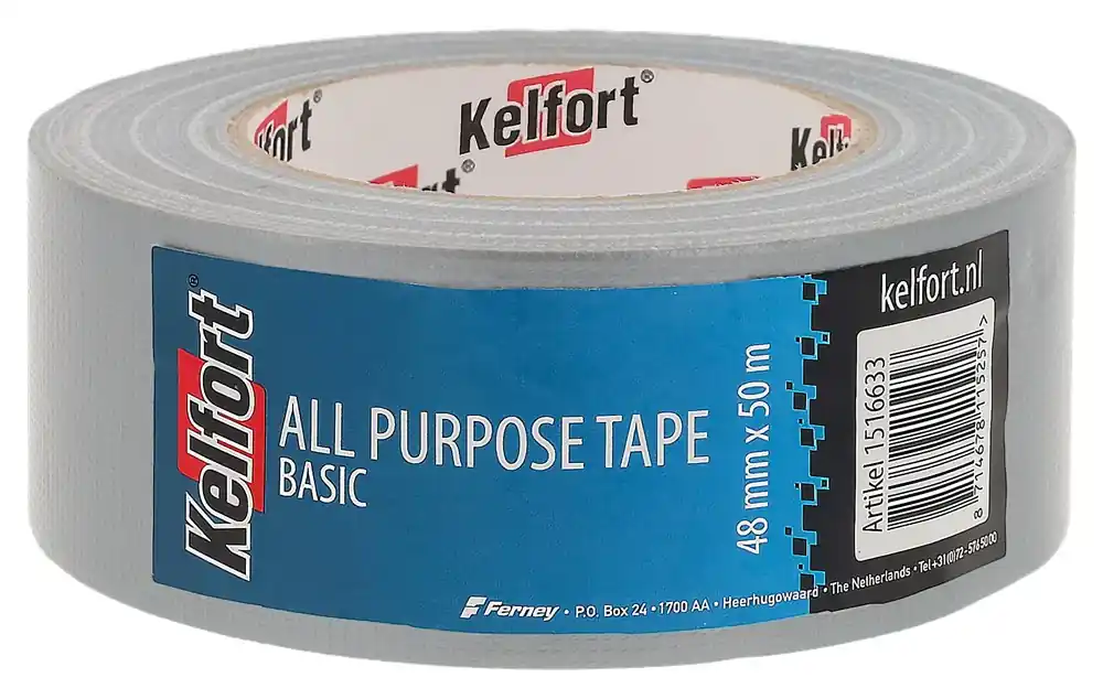 Finale Uitverkoop Kelfort ALL PURPOSETAPE ZILVER 48MM 50M