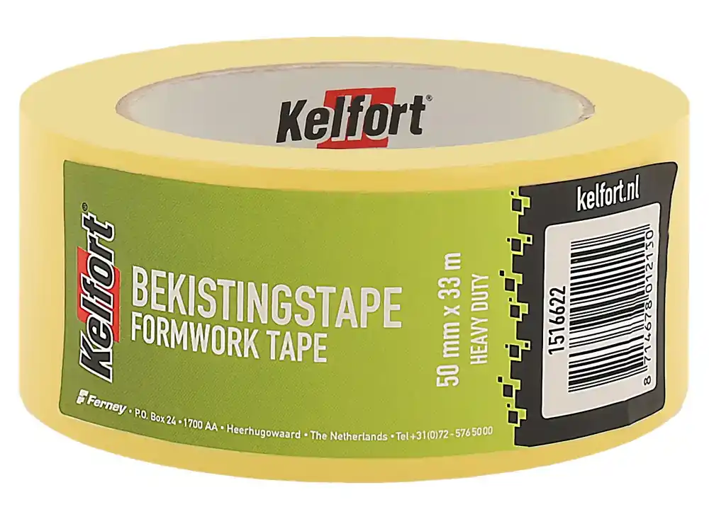 Shop Nu Kelfort BEKISTINGSTAPE H.D.33MTR 50MM GEEL
