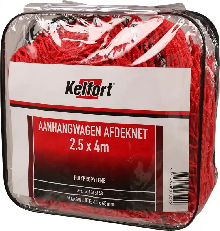 Tijdelijk Beschikbaar Kelfort AFDEKNET AANHANGER 2.5X4.0M