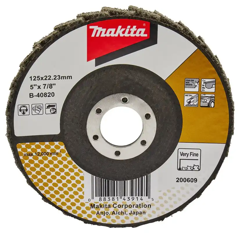 Speciale Aanbieding Makita LAMELLEN CONDITIONERINGSCHIJF 125 MM EXTRA FIJN