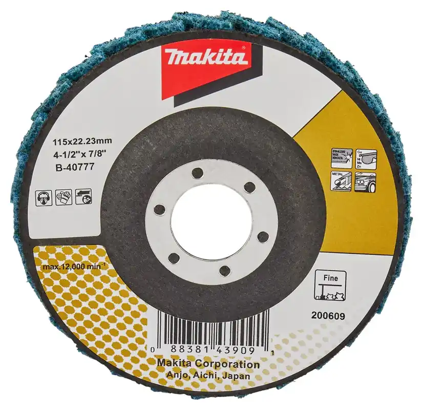Makita LAMELLEN CONDITIONERINGSCHIJF 115 MM FIJN Favoriet