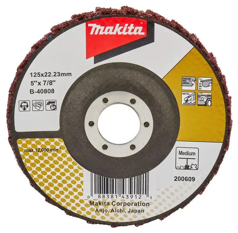 Superprijs Makita LAMELLEN CONDITIONERINGSCHIJF 125 MM MEDIUM