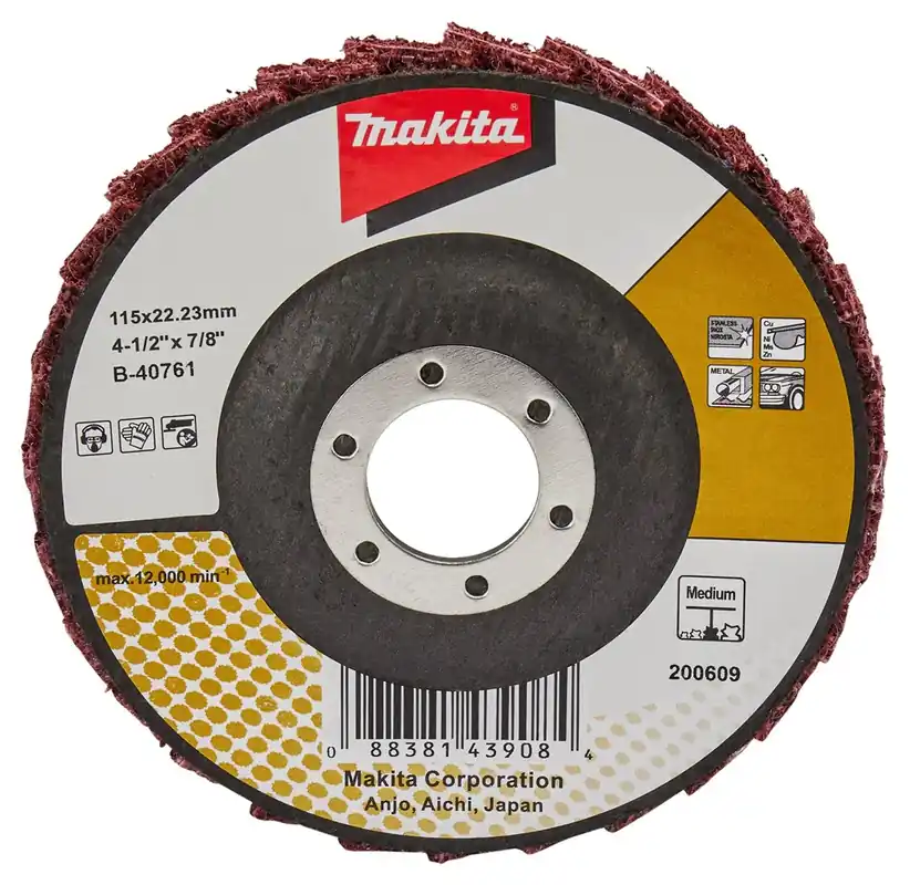 Actieprijs Makita LAMELLEN CONDITIONERINGSCHIJF 115 MM MEDIUM