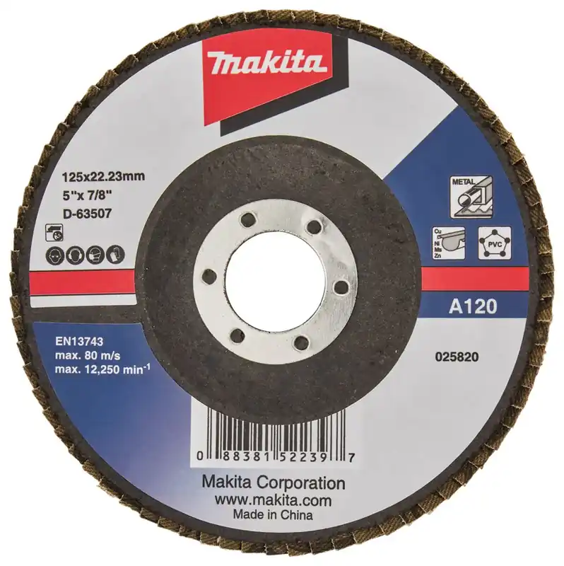 Makita LAMELLENSCHIJF 125MM A120 Meest Verkocht