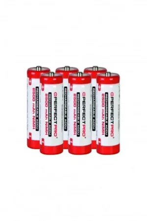 Meest Verkocht PerfectPro Oplaadbare Batterijenset AA NiMH 2500 mAh 6st - B-AA6