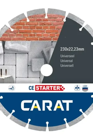 CARAT DIAMANTZAAG Ø125x22,23MM TYPE CE STARTER Superprijs