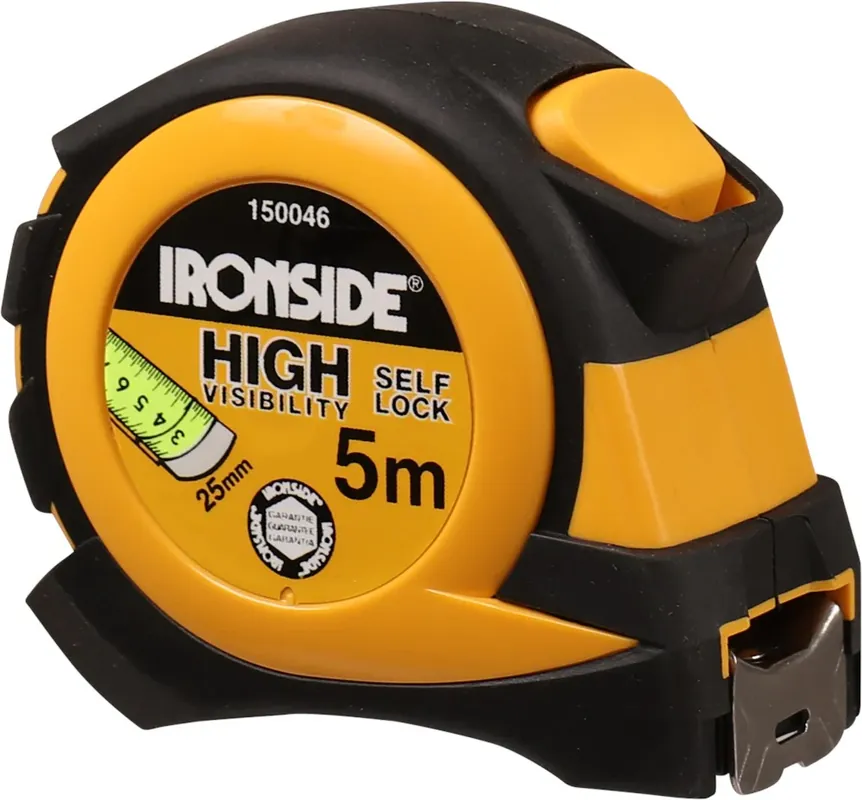 Ironside ROLBANDMAAT 5MTR/25MM SLAGVAST Korting