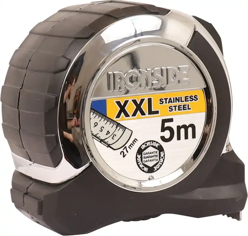 Direct Verzonden Ironside ROLBANDMAAT RVS/RUBBER 5M 27MM