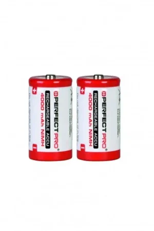Alleen Vandaag PerfectPro Oplaadbare Batterijenset C 2st NiMH 4000mAh - B-C2
