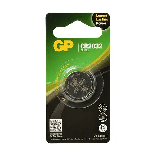 Populair GP Lithium Knoopcel Batterij CR2032 3V - 37338