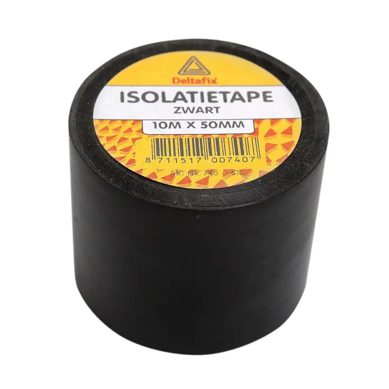 Deltafix ISOLATIEBAND ZWART 50MM 10MTR Betaalbaar