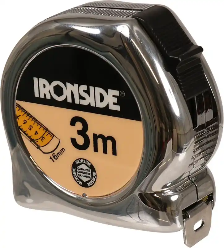 Bestel Nu Ironside ROLBANDMAAT 3MTR/16MM CHR/PRO
