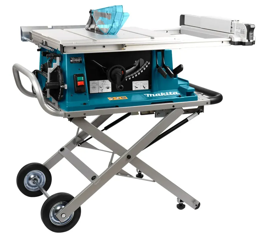 MAKITA 2704NX1 TAFELZAAGMACHINE 230V 260MM - MET ONDERSTEL Nieuw