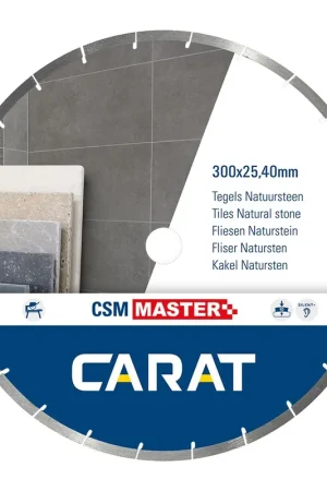 Rechtstreeks Van De Fabrikant CARAT DIAMANTZAAG TEGELS Ø300x25,40MM TYPE CSM MASTER - KERAMISCHE TEGELS