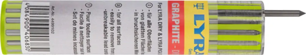 LYRA NAVULLING PROFI GRAFIET - 2B VOOR DRY - 12 STUKS Seizoensaanbieding
