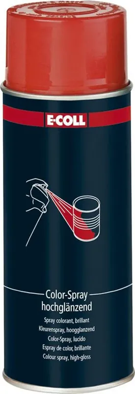 Express Levering E-Coll Spuitbus RAL 3000 Rood 400ml Hoogglanzend - 4317784305839