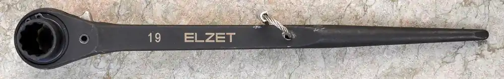 ELZET Werfpuntratel 19x22mm 12-kant L=310mm - RWP19X22 Veilige Betaling