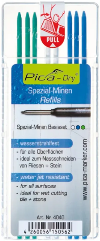 Shop Nu LYRA PICA NAVULSET 8 ST. GROEN WIT BLAUW