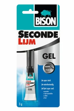 SECONDENLIJM GEL BISON SUPERLIJM 3GR Finale Uitverkoop