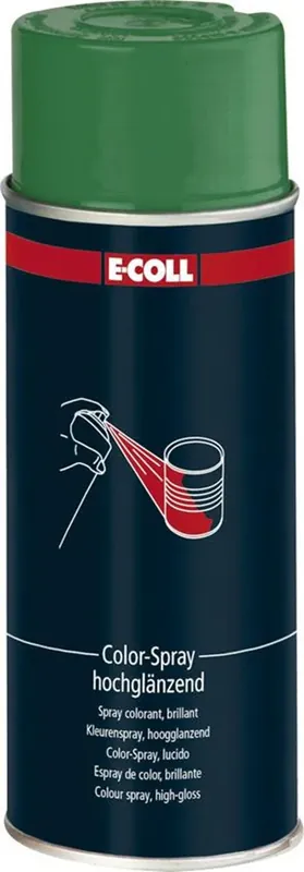 Populair E-Coll Spuitbus RAL6002 Groen 400ml Hoogglanzend