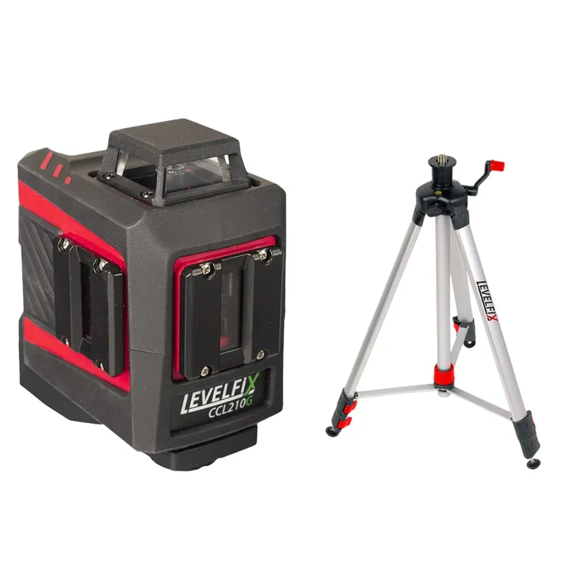 LEVELFIX CCL210G Multilijnlaser Set met Statief - 556248 Gereduceerde Prijs