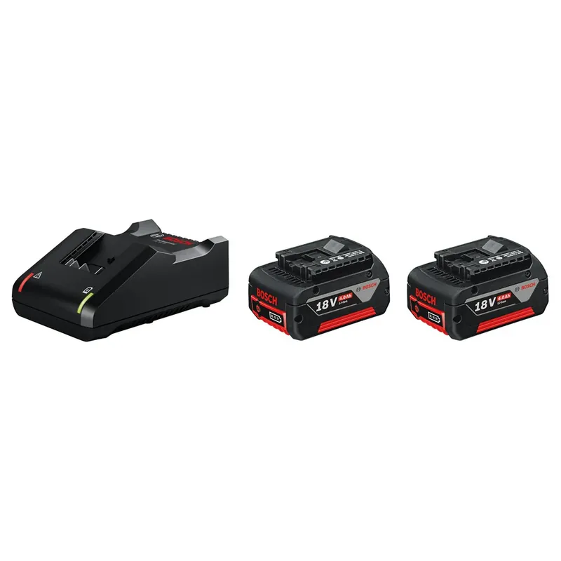 Fabrieksprijs BOSCH STARTERSET GBA 18V ACCU 2X 4,0 AH, LADER GAL 18V-40