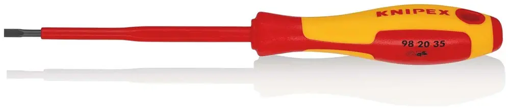 KNIPEX SCHROEVENDRAAIER SLEUF 3,5X0,6 VDE - 98 20 35 Must-Have