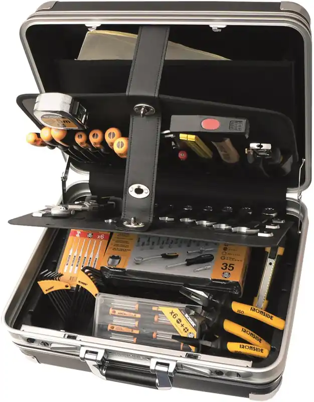 Ironside Gereedschapskoffer 88-delig Gevuld - 1885056 Direct Beschikbaar