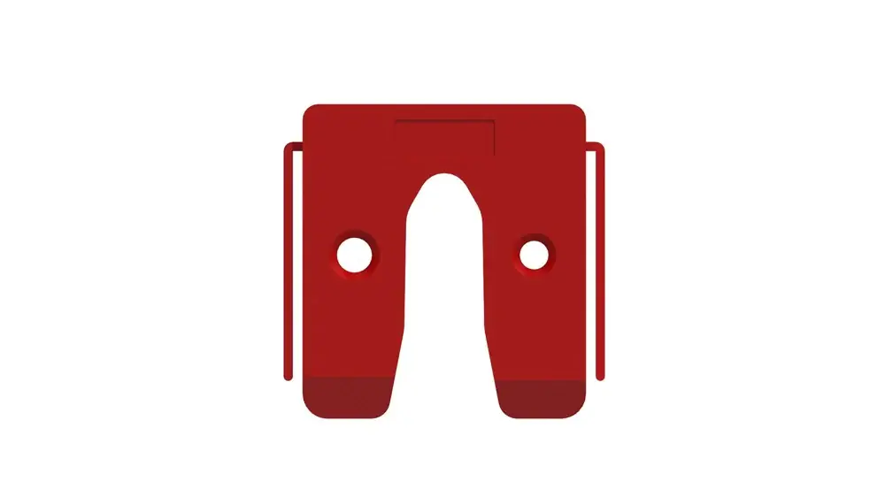 GB UITVULPLAATJE ROOD MET STELPOOTJES 5 KS 50X50 Premium