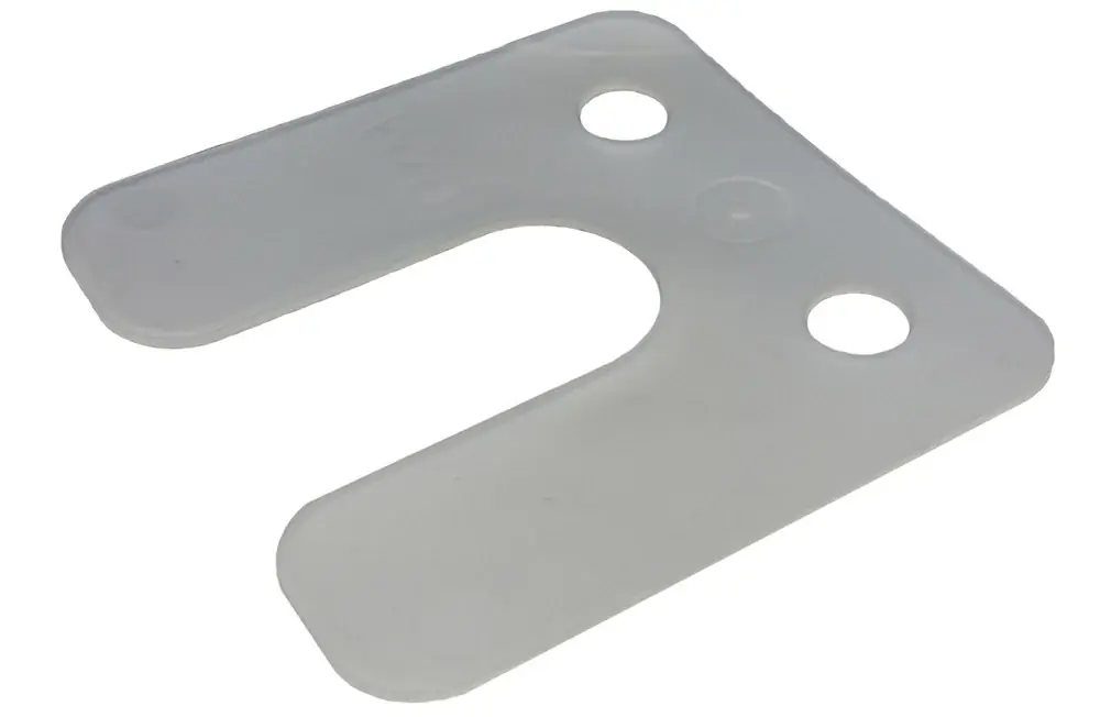 GB DRUKPLAAT MET SLEUF TRANSPARANT 1 KS 70 X70 Premium