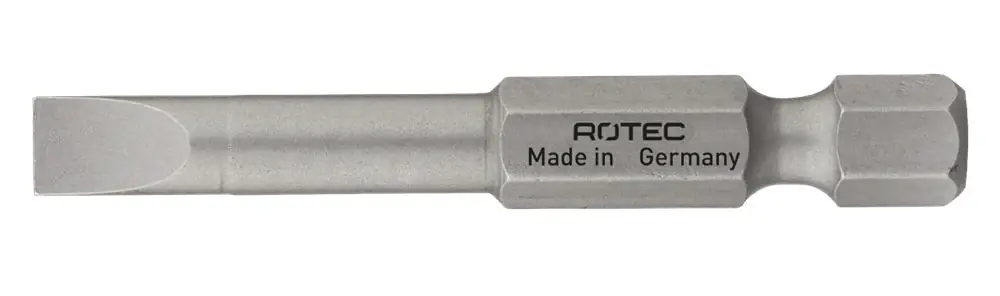 Rotec SCHROEFBIT BASIC E6.3 SL0,6X3,5 - 2 ST. L=50 Betrouwbaar