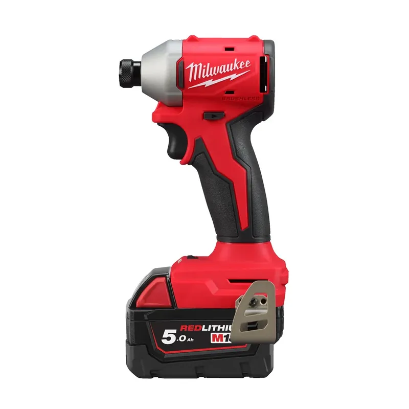 Beste Prijs Milwaukee "M18 BLIDR-502X M18 COMPACTE KOOLBORSTELLOZE 1/4"" HEX SLAGSCHROEVENDRAAIER"